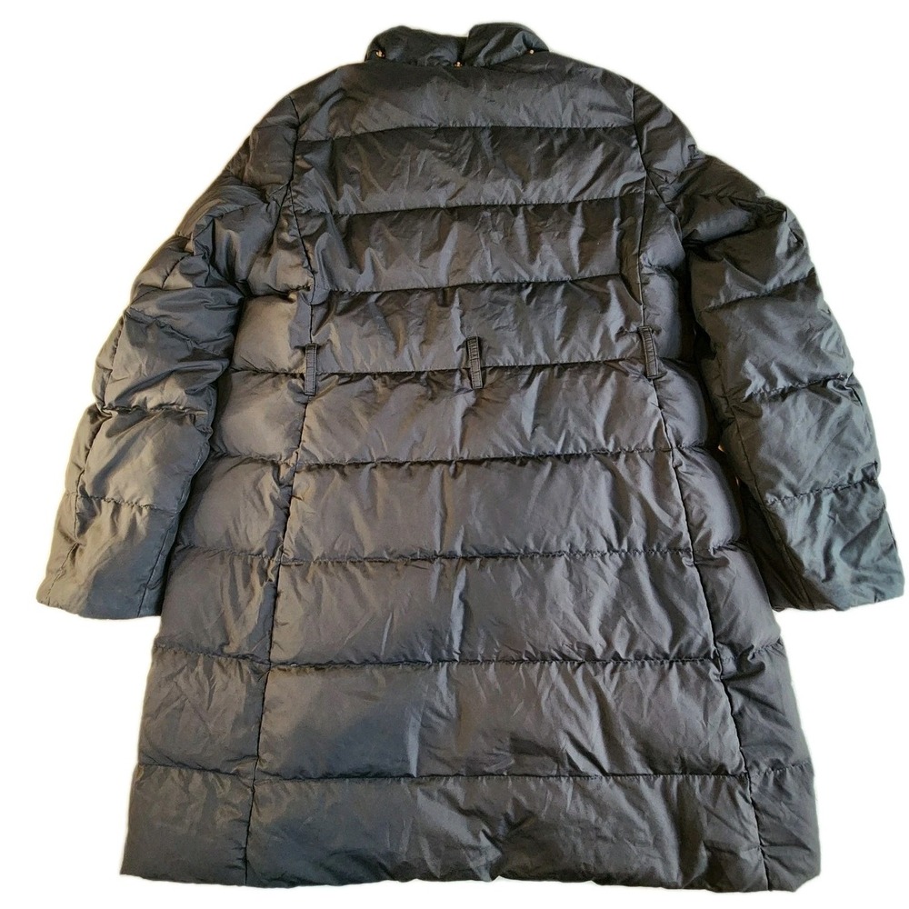 J.CREW Down-Fill Puffer Coat Womens XL Black Parka Outdoor Winter - Picture 2 of 9